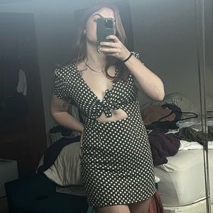Adorable Urban Outfitters Summertime Polka Dot Mini Dress